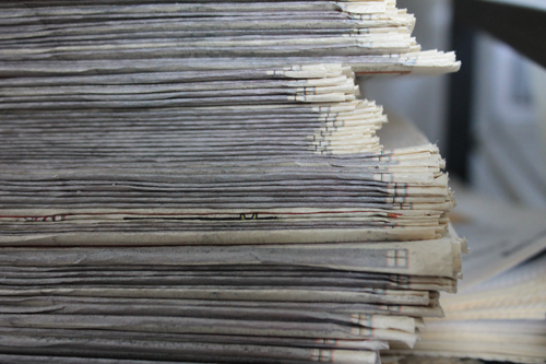 recycle, recycling, paper, stack