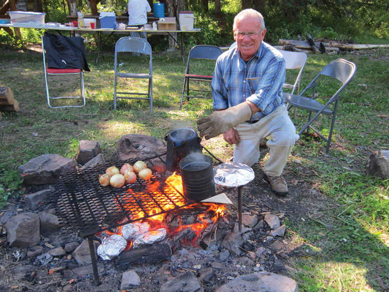 Chuck McNaugton, organizer of the Trapper's RendezvousWEB