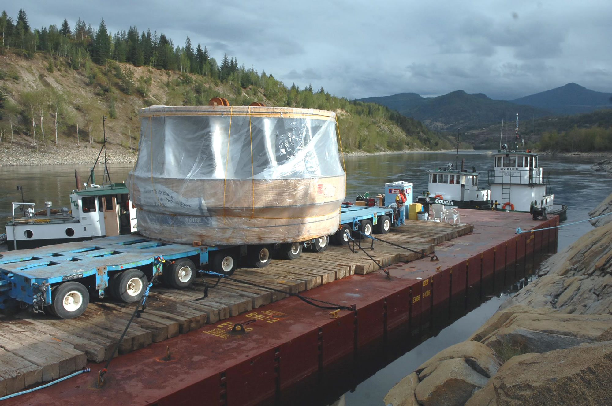 Strange things in the water:  BC Hydro Turbines