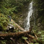 Waterfall at the ancient forest