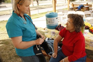 walk around the world blood pressure nurse