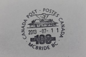 McBride Post Office's Cancellation Stamp