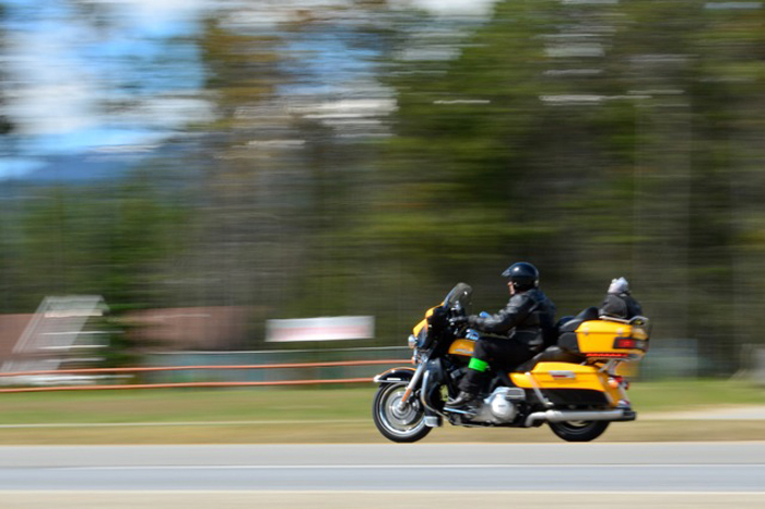 Bikers’ touring for children with cancer stop in Valemount