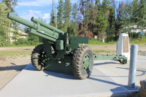 Valemount, Legion, Robson Valley, war vets, war veterans, cenotaph howitzer, howitzer