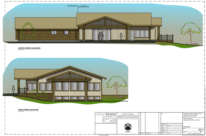 Valemount library unveils expansion drawings