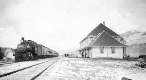 Valley Museum archive, train, mcbride train station, mcbride train, mcbride