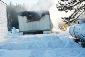 trailer fire, fire, rescue, fire services, emergency services