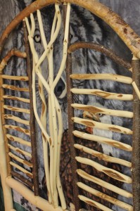 diamond willow, bed, bed frame, head board, art, craft, wood art, robson valley indoor market, market, indoor market, local, business