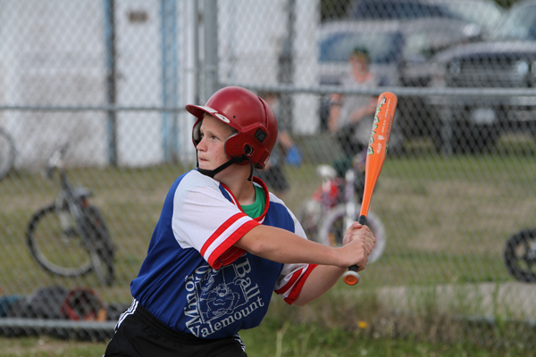 Youth, RCMP go head-to-head at softball