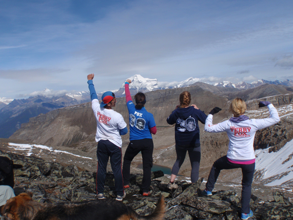 Hiking Mt. Terry Fox in honour of Terry