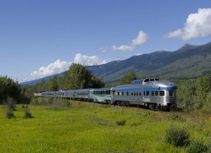 Passenger train McBride 100 years