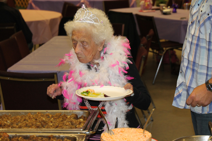 “Queen for a day:” Dot Hewitt celebrates 95 years