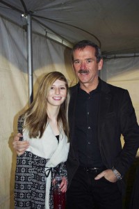 Chris Hadfield and Clara Burstrom