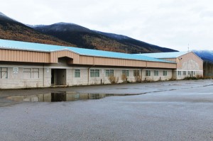 The old forestry building now belonging to the Village of McBride for their public works dept.