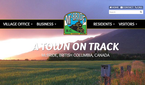 New website for Village of McBride
