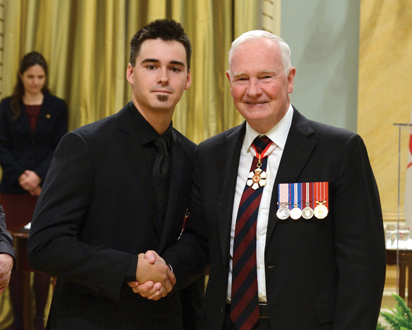Governor General honours local for courage