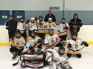 McBride Valemount Peewee hockey team