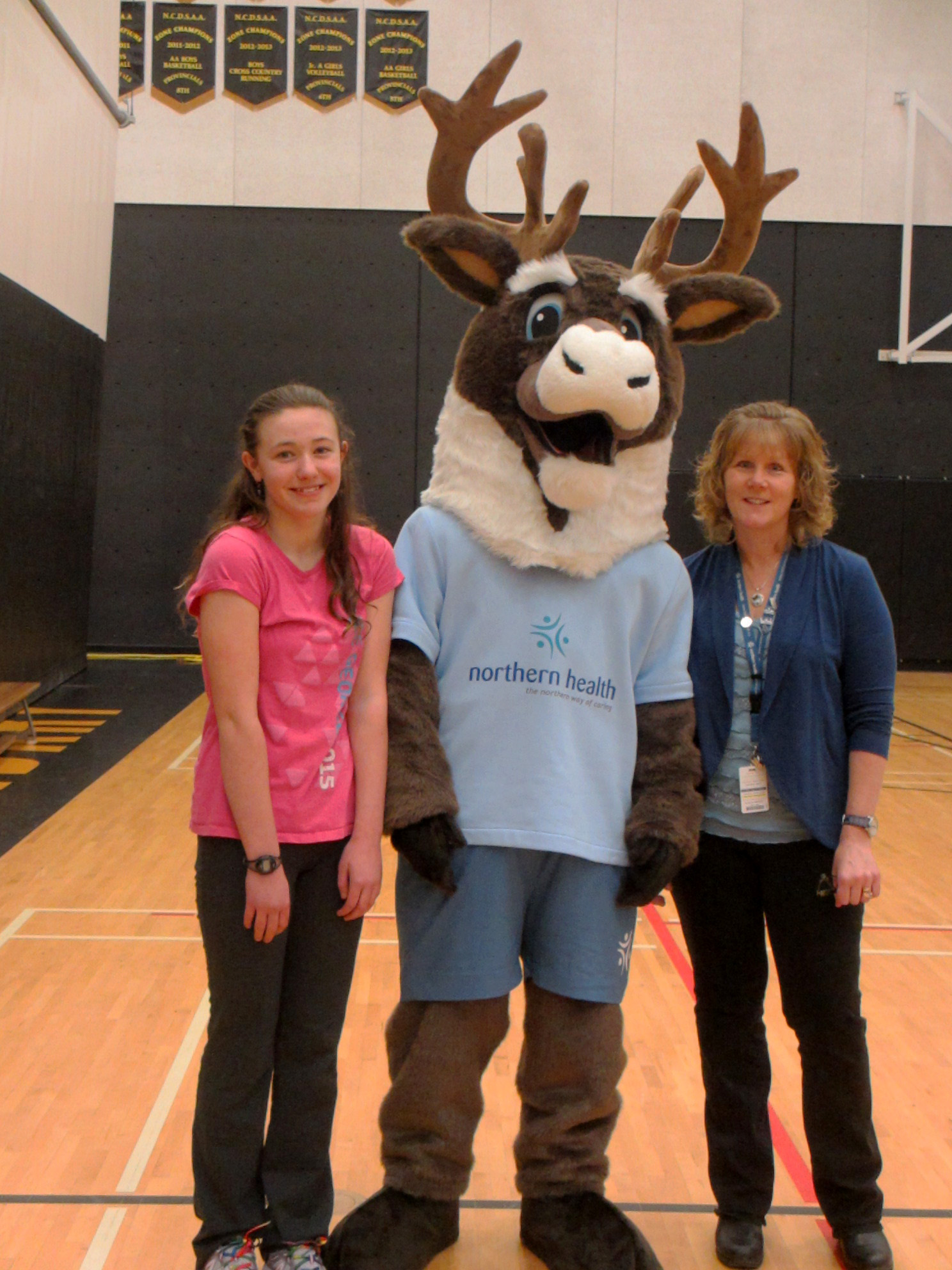 Northern Health unveils new Caribou mascot