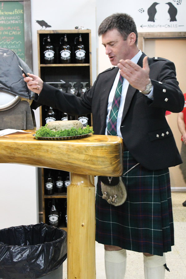 Robbie Burns Day celebrated in the valley