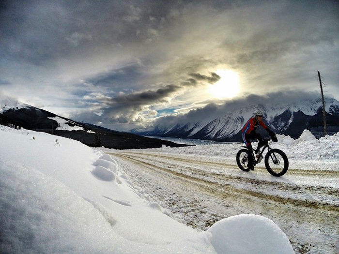 International bike training in Valemount