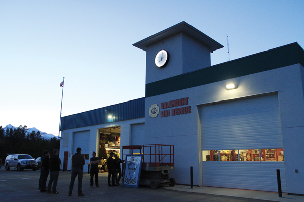 Valemount fire hall gets new look