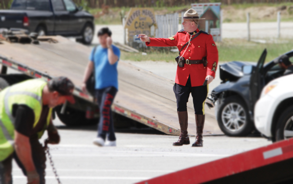 Mounties’ Red Serge on the job