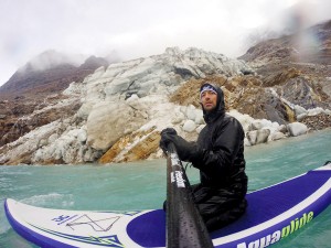 In front of Mist Glacier