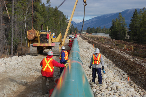 Trans Mountain pipe arriving; worker camp permit lapses