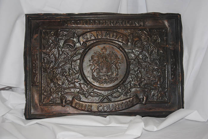 Museum artifact of the week: Diamond Jubilee Confederation Plaque