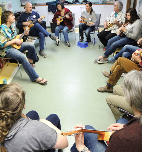 Ukelele man returns