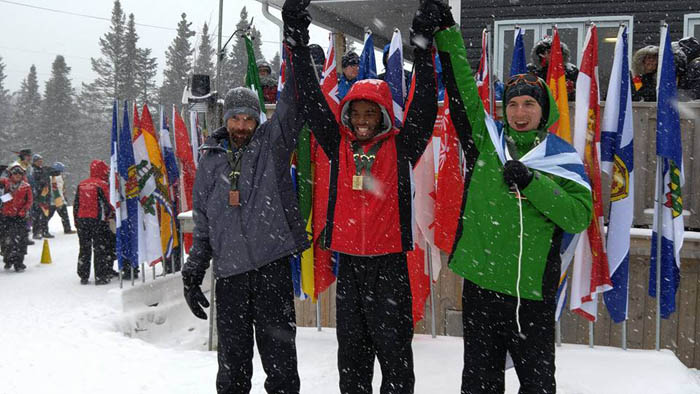 Danny Dodgson takes medals at Winter Games