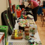 gardening supplies on display