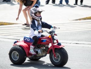 The kids stole the show at this year’s Valemountain Days parade, some of whom were even driving through the downtown on motor vehicles. Who knew a trike could be so cute? / BOB HOSKINS