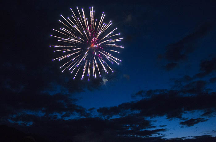 Fireworks in Valemount