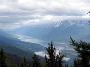 Photo: Evan Matthews A view of the Kinbasket Reservoir from roughly 300 metres, on the McKirdy Meadow Trail.