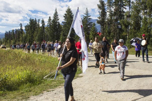 Photo: Evan Matthews Jara Jules leads her people back to Tête Jaune, where she says her relatives were forcefully displaced from over 100 years ago.