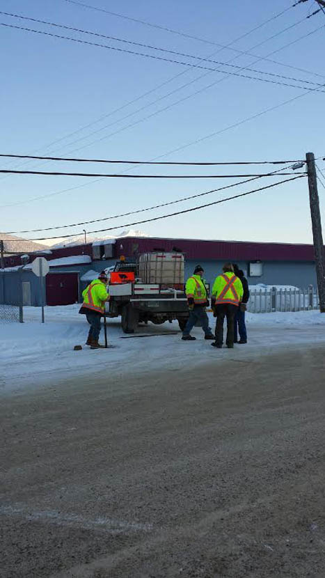 Weather causes water main break in McBride