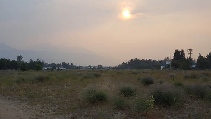 Robson Valley under smoky skies bulletin as air quality plummets