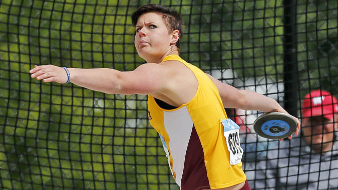 McBride’s Agnes Esser defends Canadian discus crown