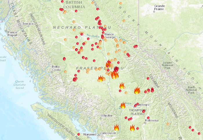 Three small fires near McBride; few wildfires in Robson Valley – so far