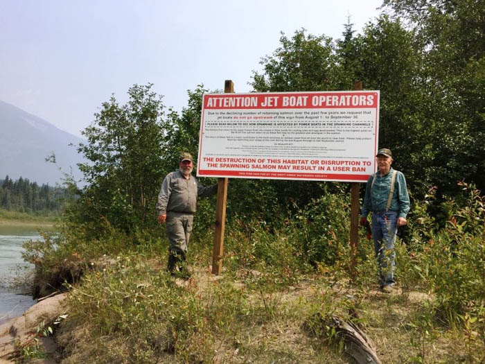 Locals stand up for Fraser River salmon against jet boats