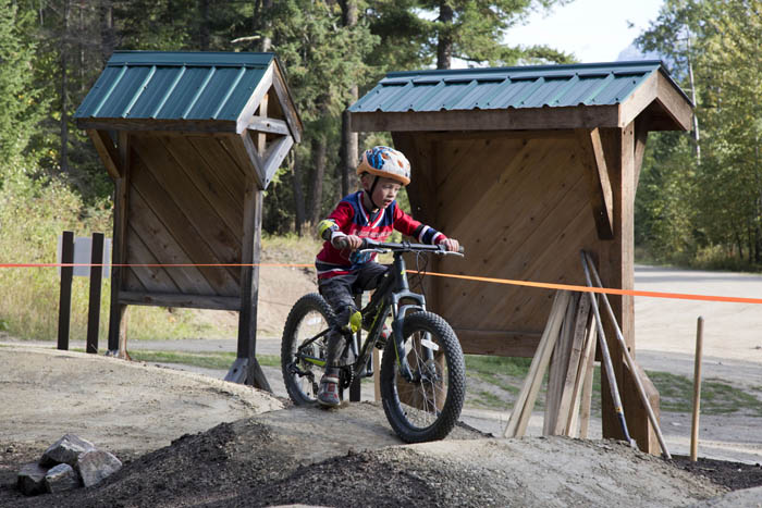 Pumped up:  a bike park feature just for kids