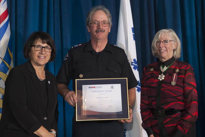 Long serving McBride paramedic recognized