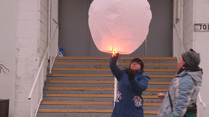 Lanterns a tribute to murdered students