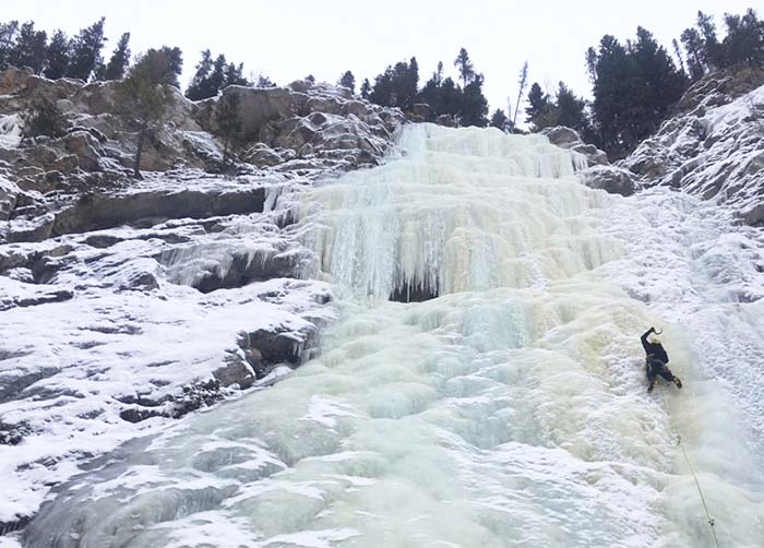Ice giants: ice climbing waterfalls