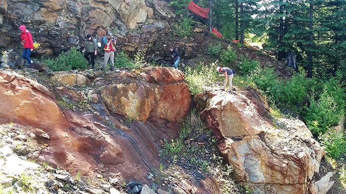 Mining enthusiasts check out Blue River deposit