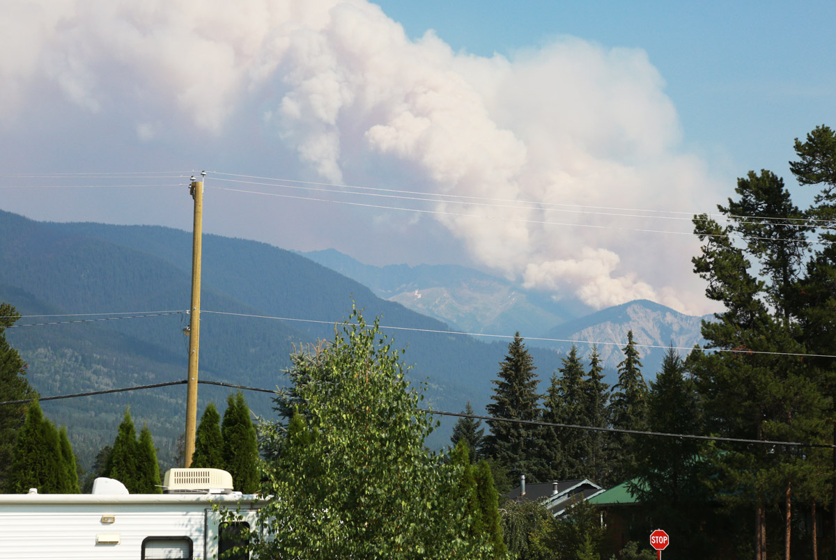 Dave Henry wildfire flares up south of Valemount