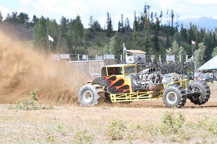 Mud racers blast off!