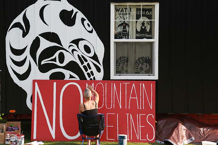 Tiny House Warriors descend on Mount Robson