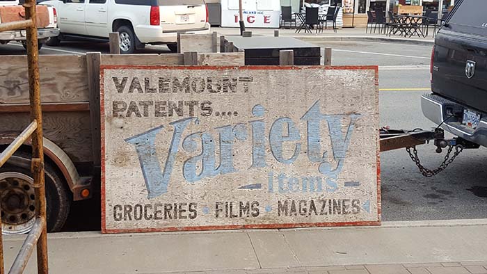 Old Valemount Patents sign uncovers memories